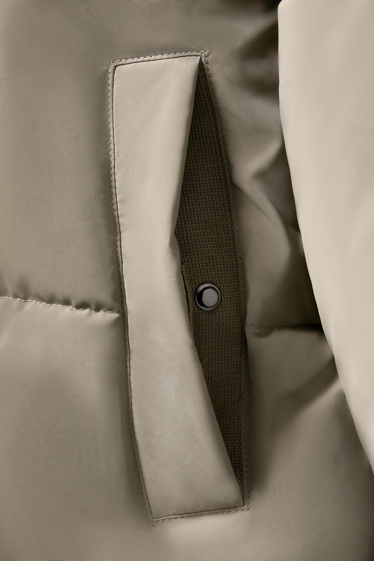 КОРОТКИЙ АНОРАК С КАПЮШОНОМ WATER REPELLENT WINDPROOF