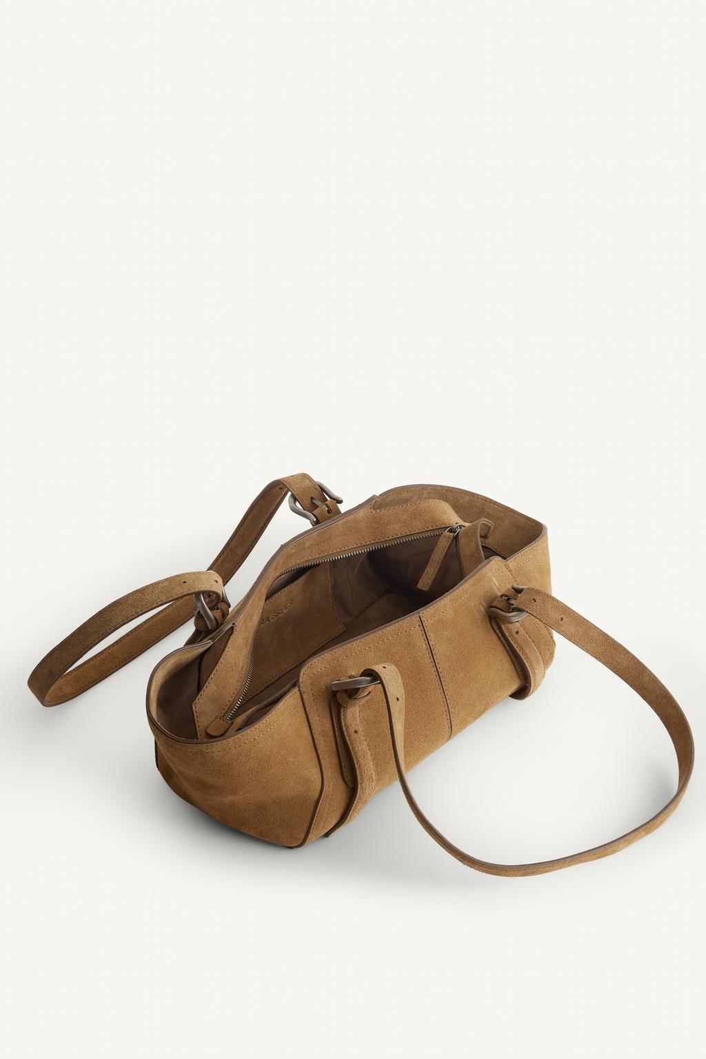 Кожаная сумка через плечо