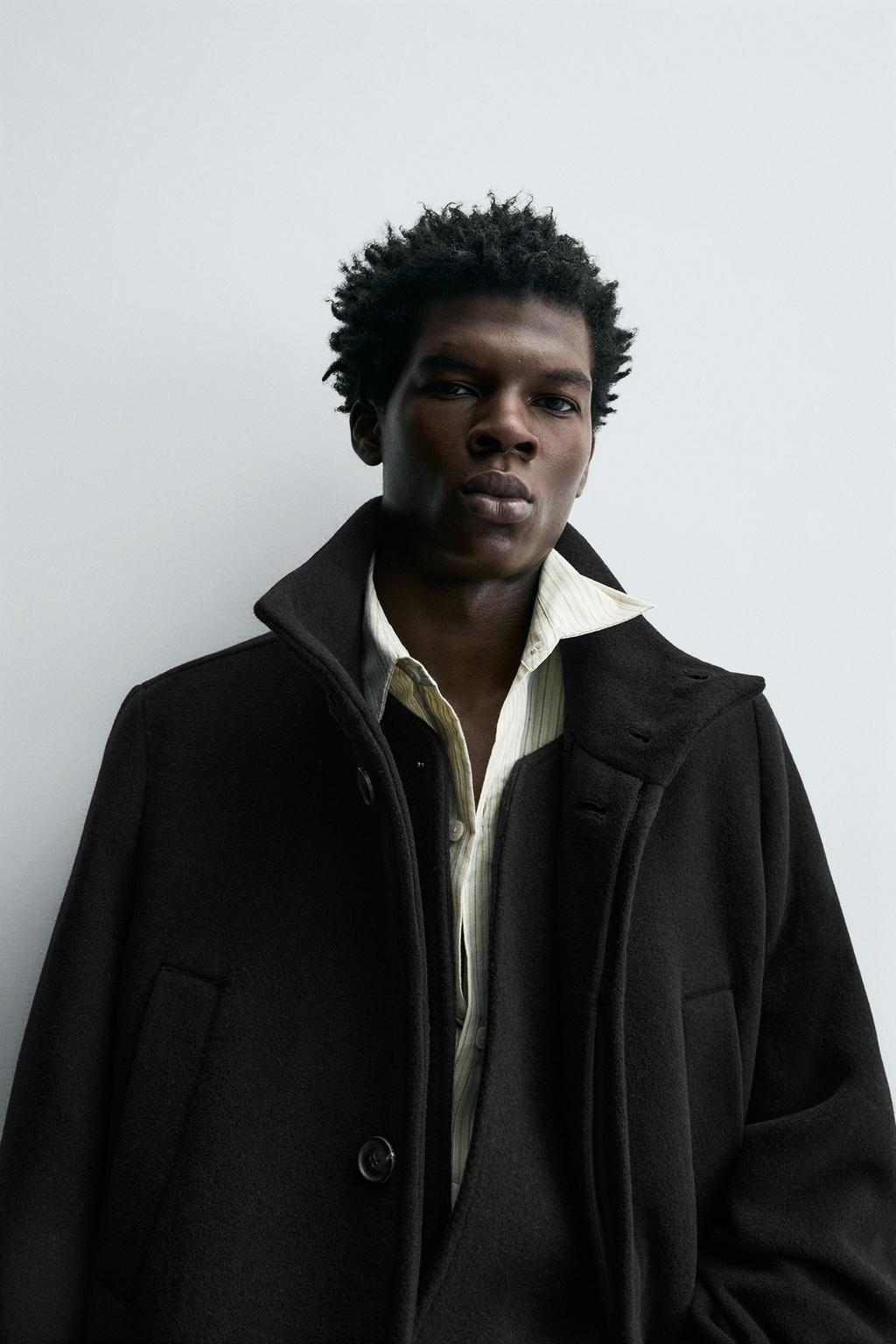 ДЛИННОЕ ПАЛЬТО С ШЕРСТЬЮ