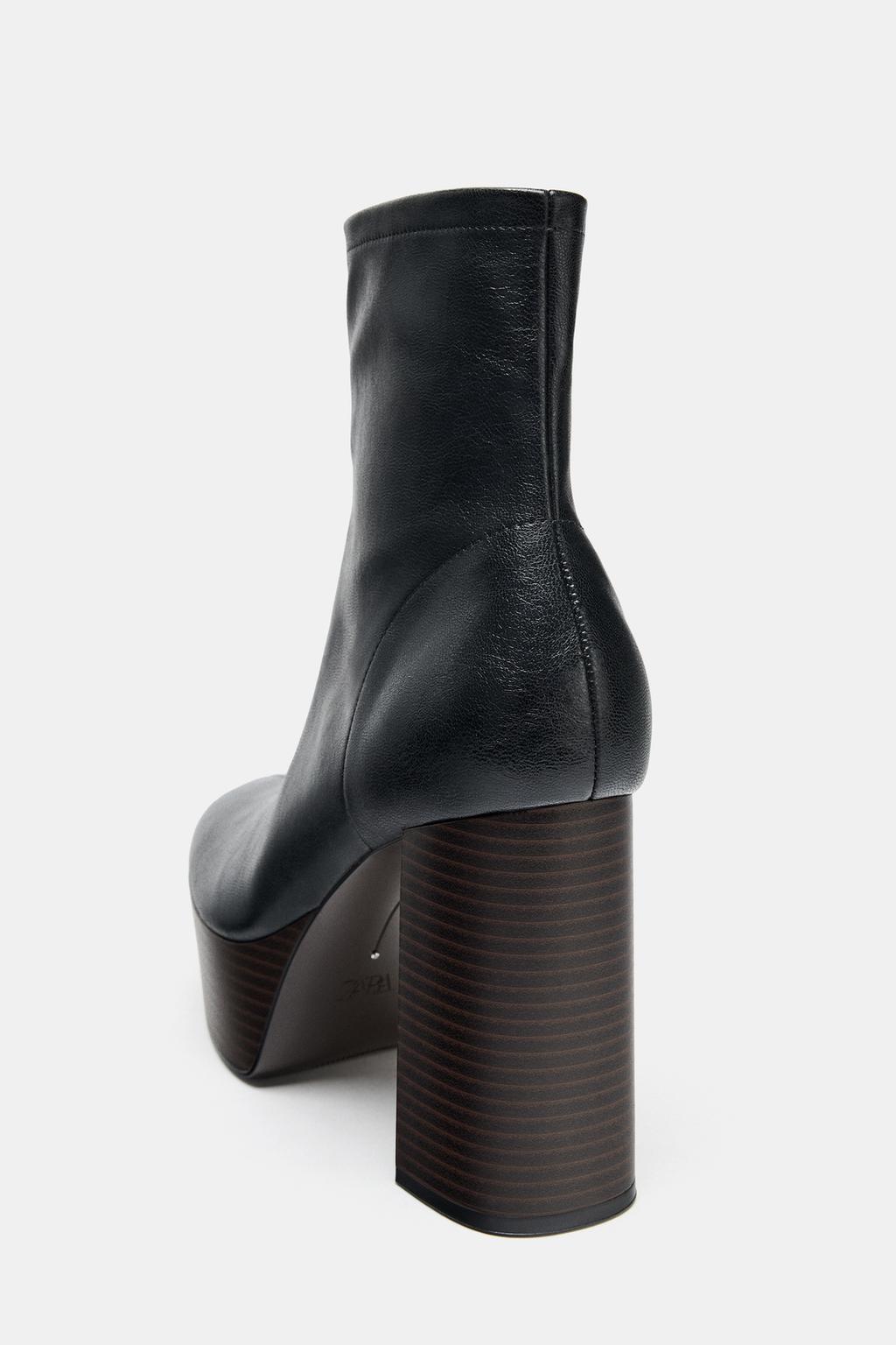 БОТИЛЬОНЫ НА ПЛАТФОРМЕ И ВЫСОКОМ КАБЛУКЕ