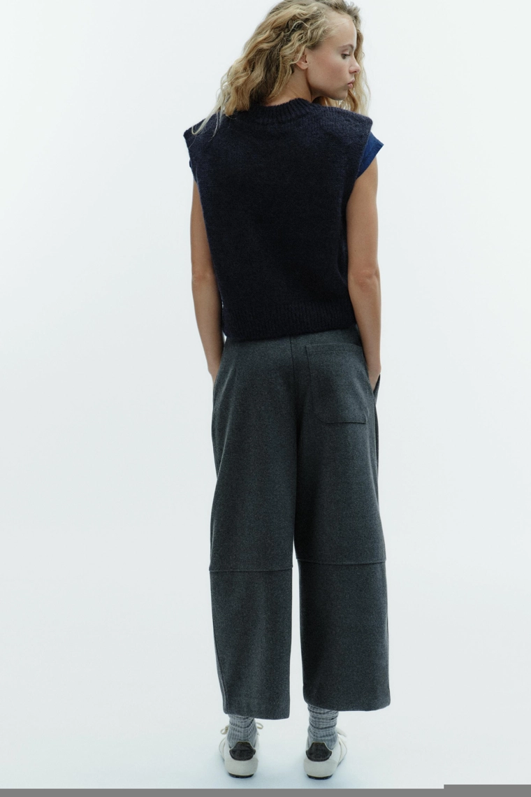 БРЮКИ BALLOON СО СКЛАДКАМИ