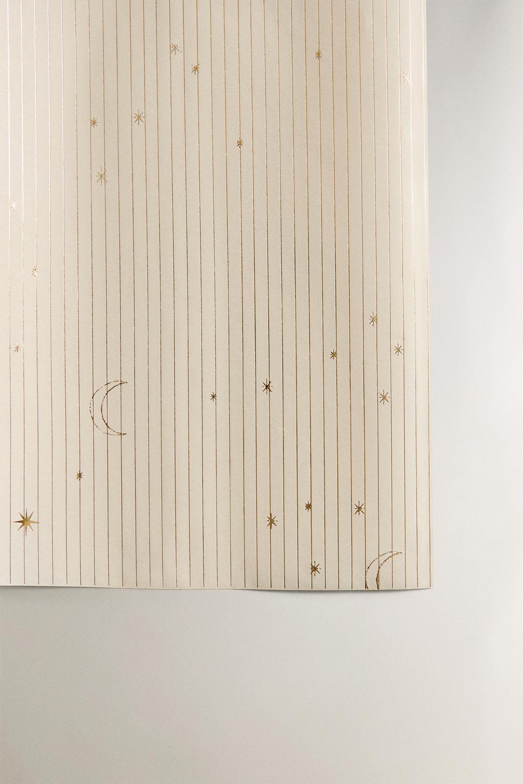 Блестящая звезда рождественская упаковочная бумага