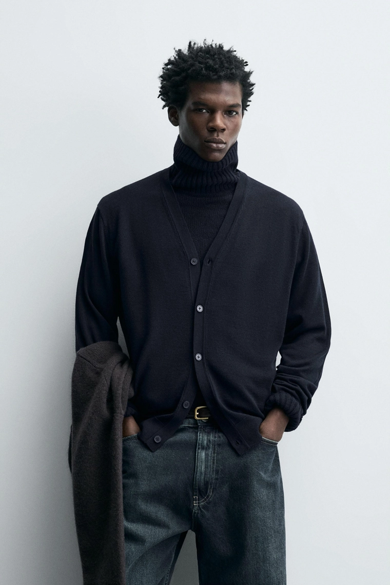 КАРДИГАН 100% ШЕРСТЬ