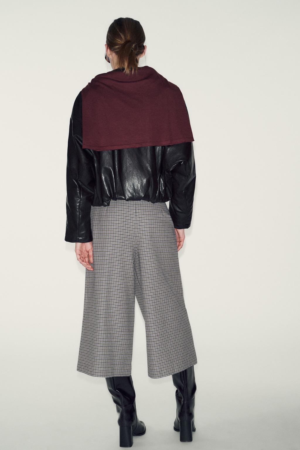 ДЛИННЫЕ БЕРМУДЫ «ГУСИНАЯ ЛАПКА» С РЕМНЕМ И ЦЕПОЧКОЙ