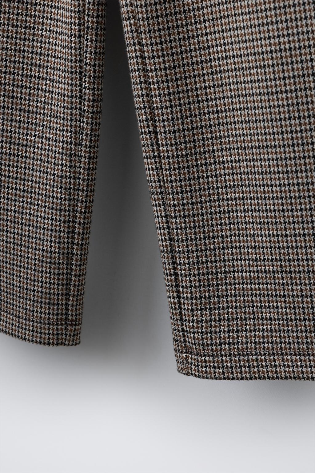 БРЮКИ WIDE LEG ЖАККАРД С ПУГОВИЦАМИ