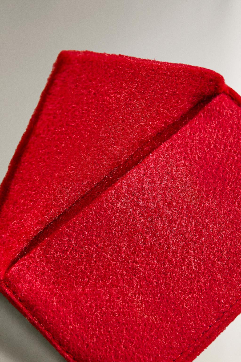 Рождественское украшение из фетра для ёлки санта-клаус