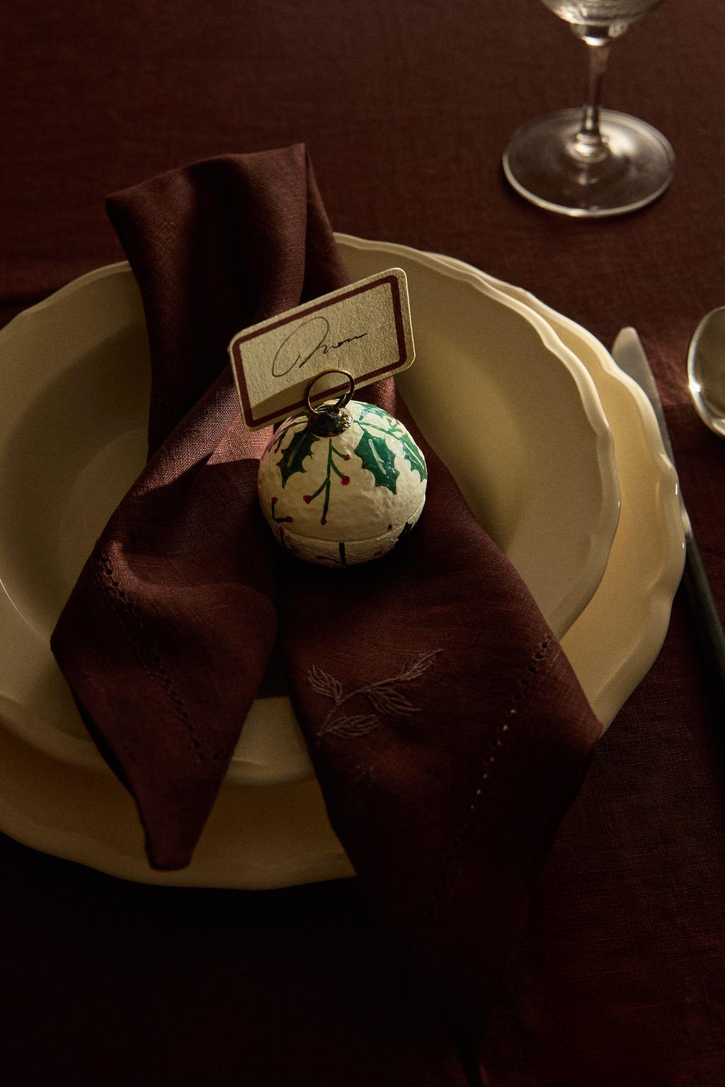 Зажимы для места с рождественским шаром (набор из 3 штук)