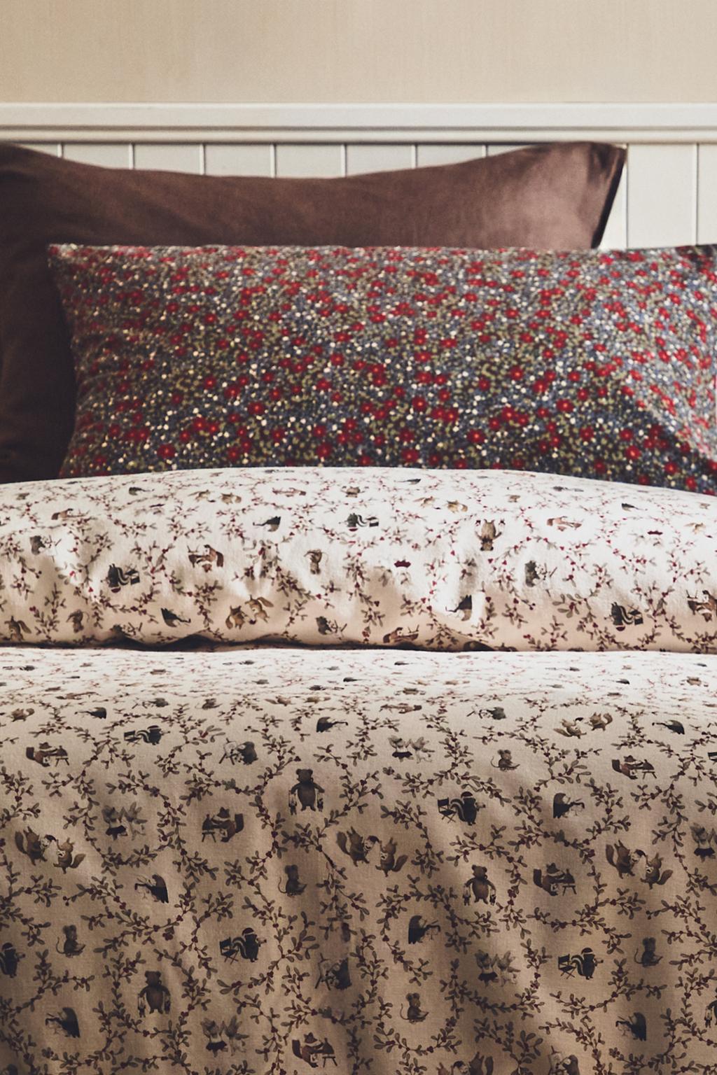 Детское рождественское одеяло с животными