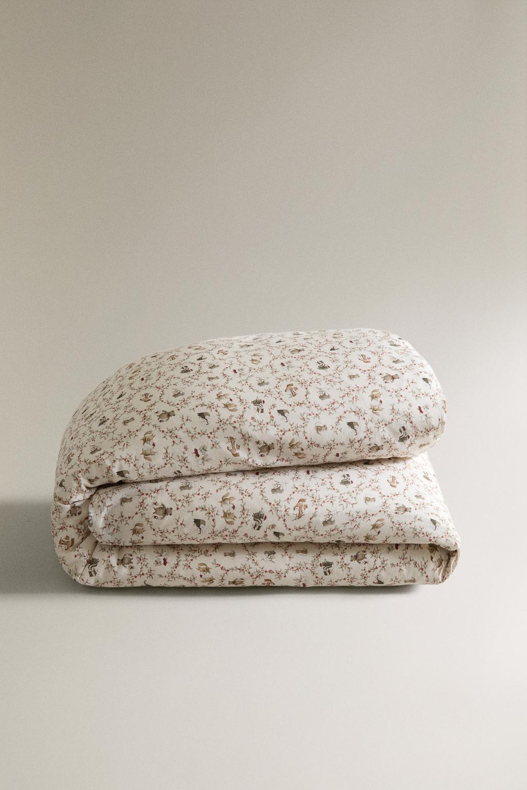 Детское рождественское одеяло с животными