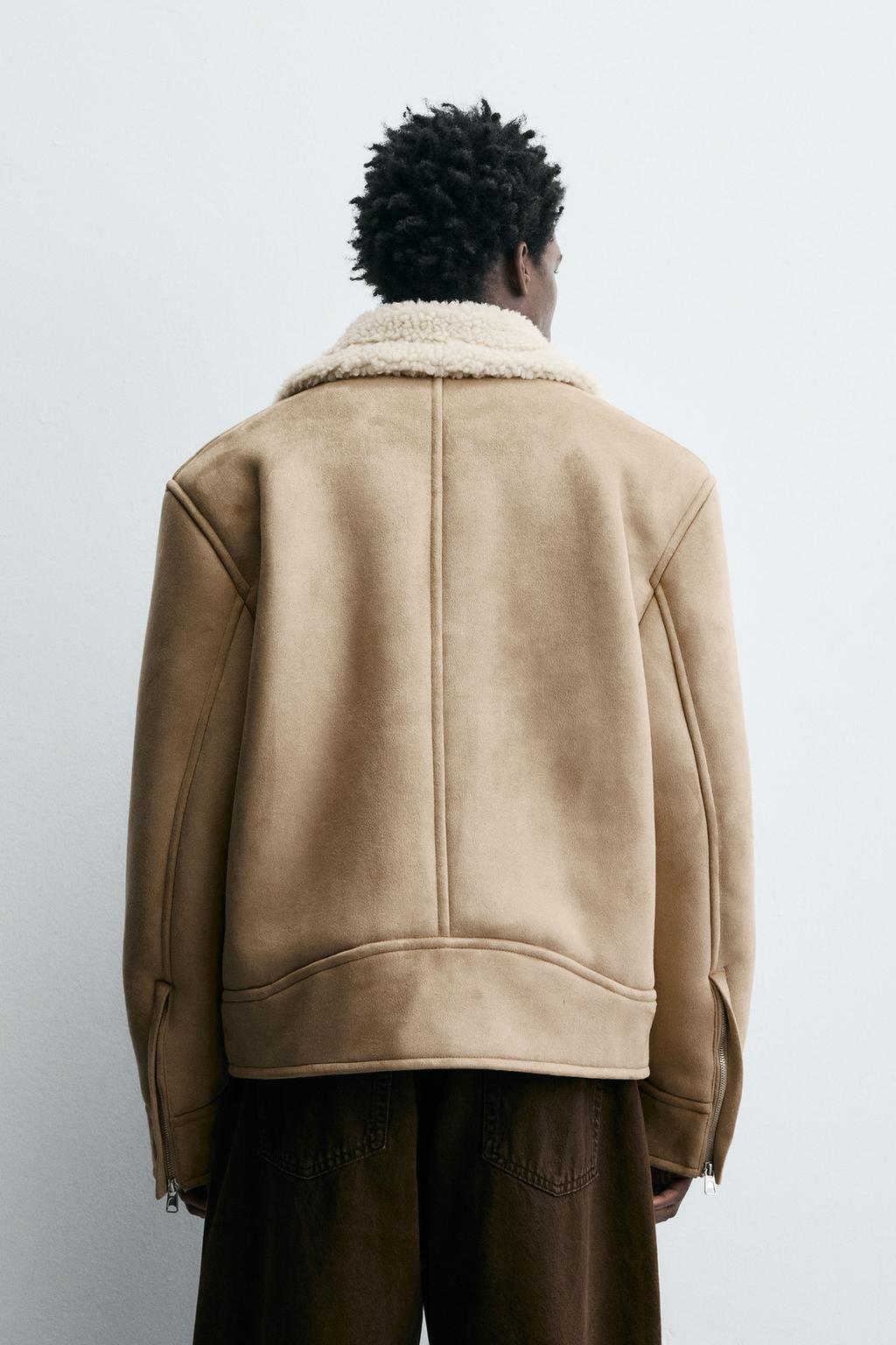 ДУБЛЕНКА ИЗ ИСКУССТВЕННОЙ ЗАМШИ