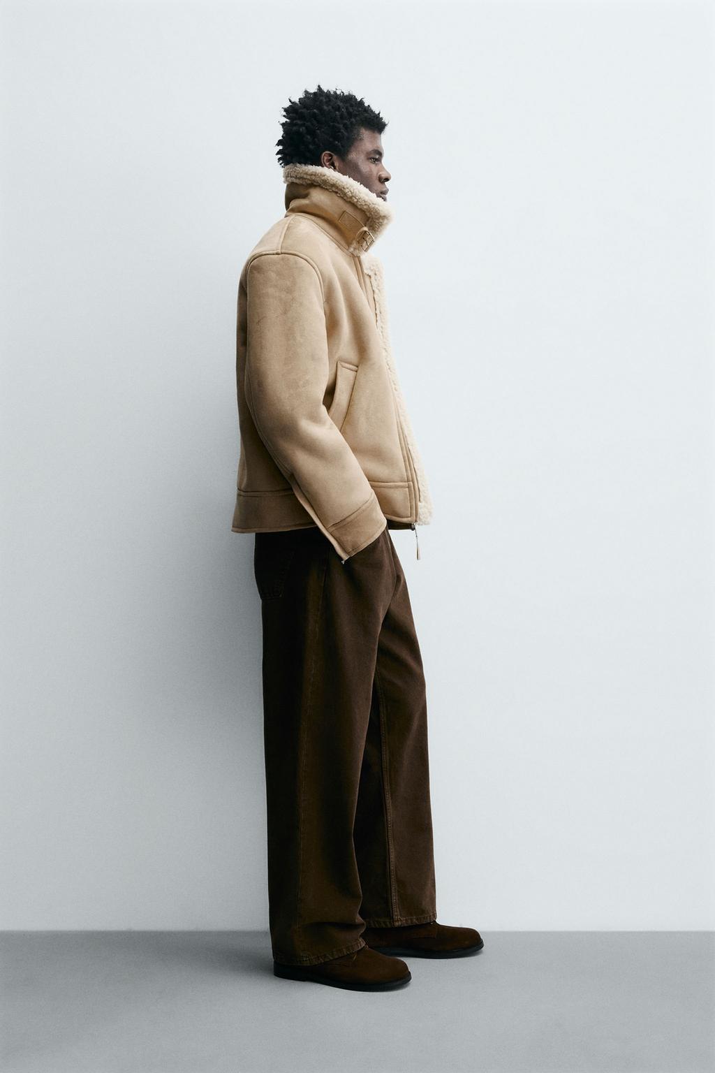 ДУБЛЕНКА ИЗ ИСКУССТВЕННОЙ ЗАМШИ