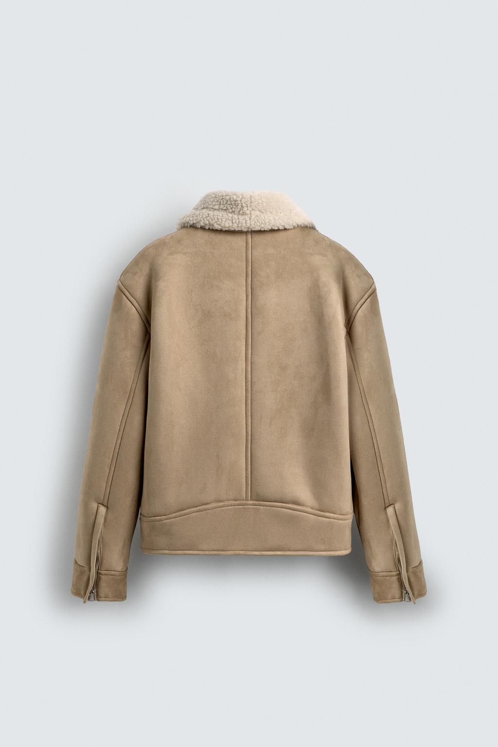 ДУБЛЕНКА ИЗ ИСКУССТВЕННОЙ ЗАМШИ