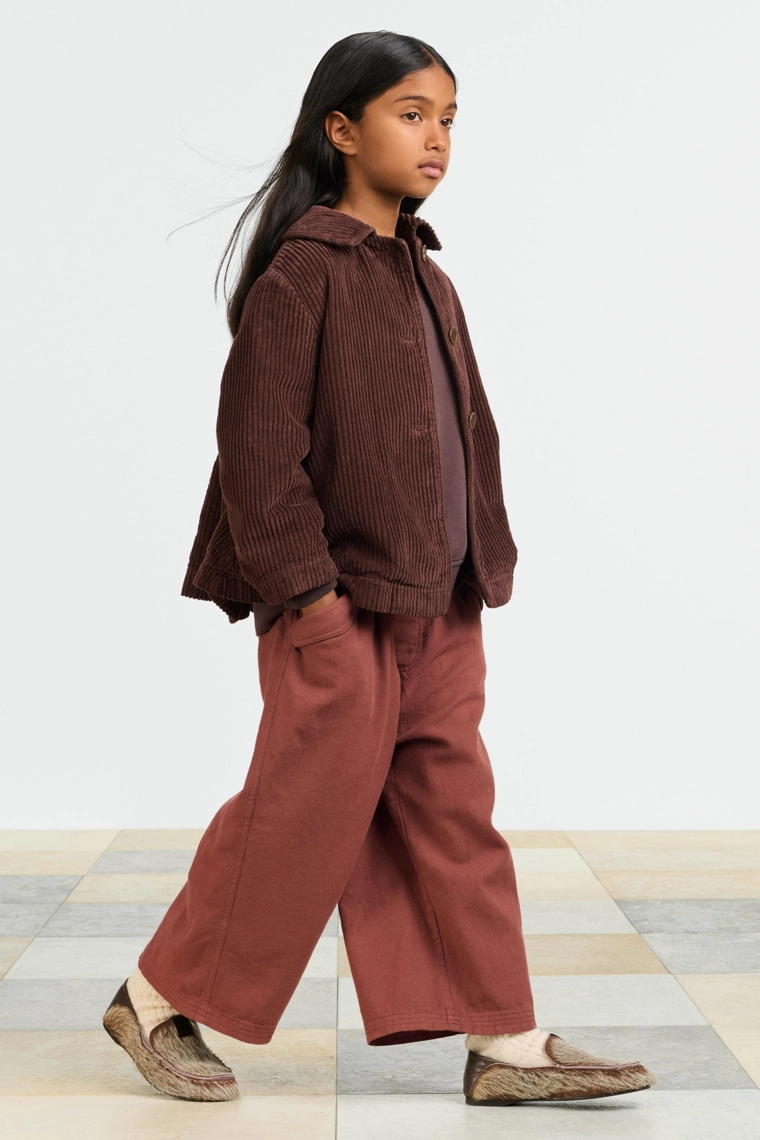 Хлопковый плащ из бархата