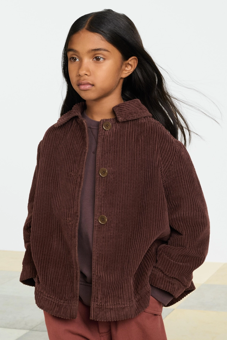 Хлопковый плащ из бархата