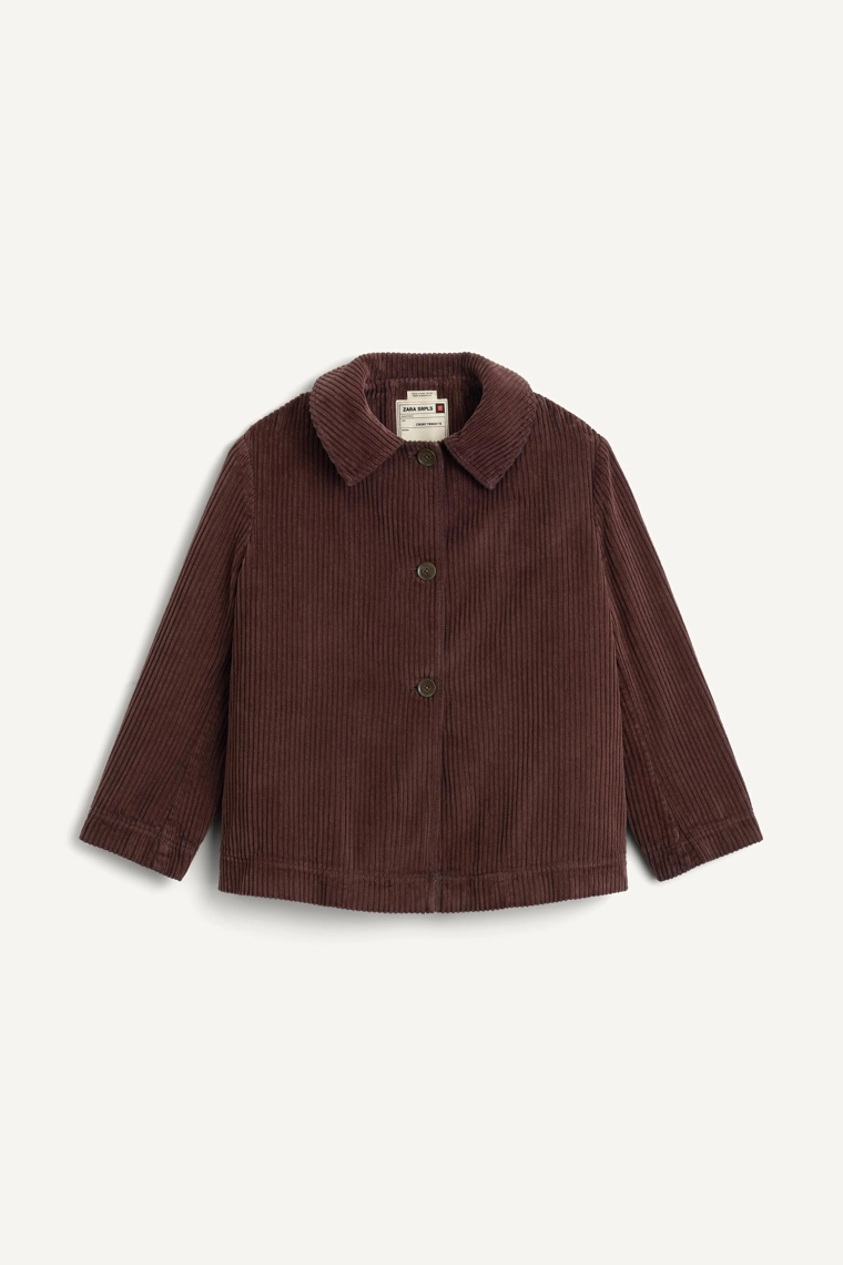 Хлопковый плащ из бархата