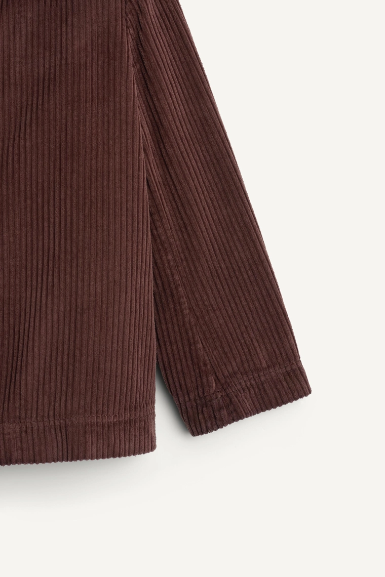 Хлопковый плащ из бархата