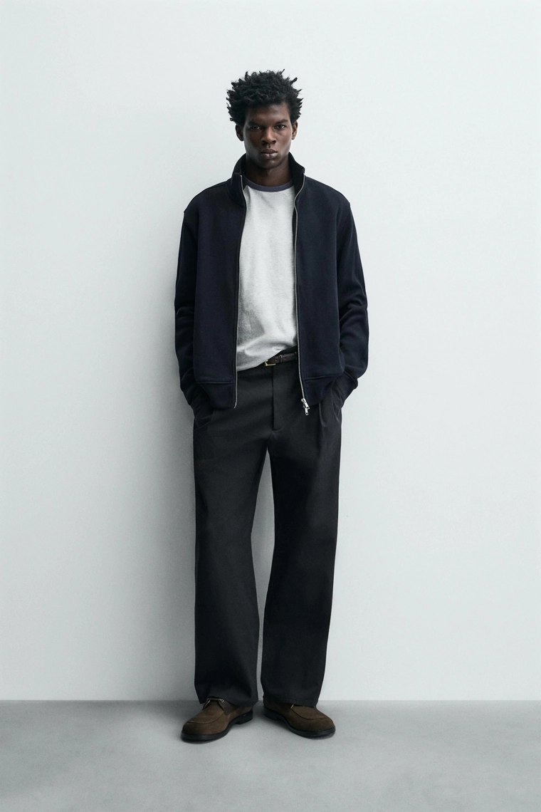 КУРТКА В РУБЧИК ИЗ ТКАНИ ИНТЕРЛОК