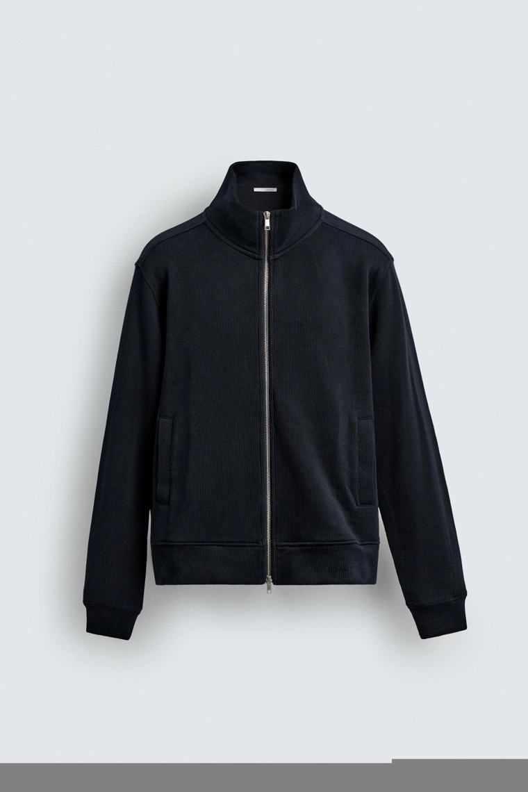 КУРТКА В РУБЧИК ИЗ ТКАНИ ИНТЕРЛОК