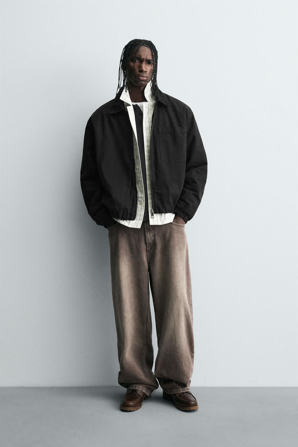 КУРТКА СВОБОДНОГО КРОЯ НА МОЛНИИ