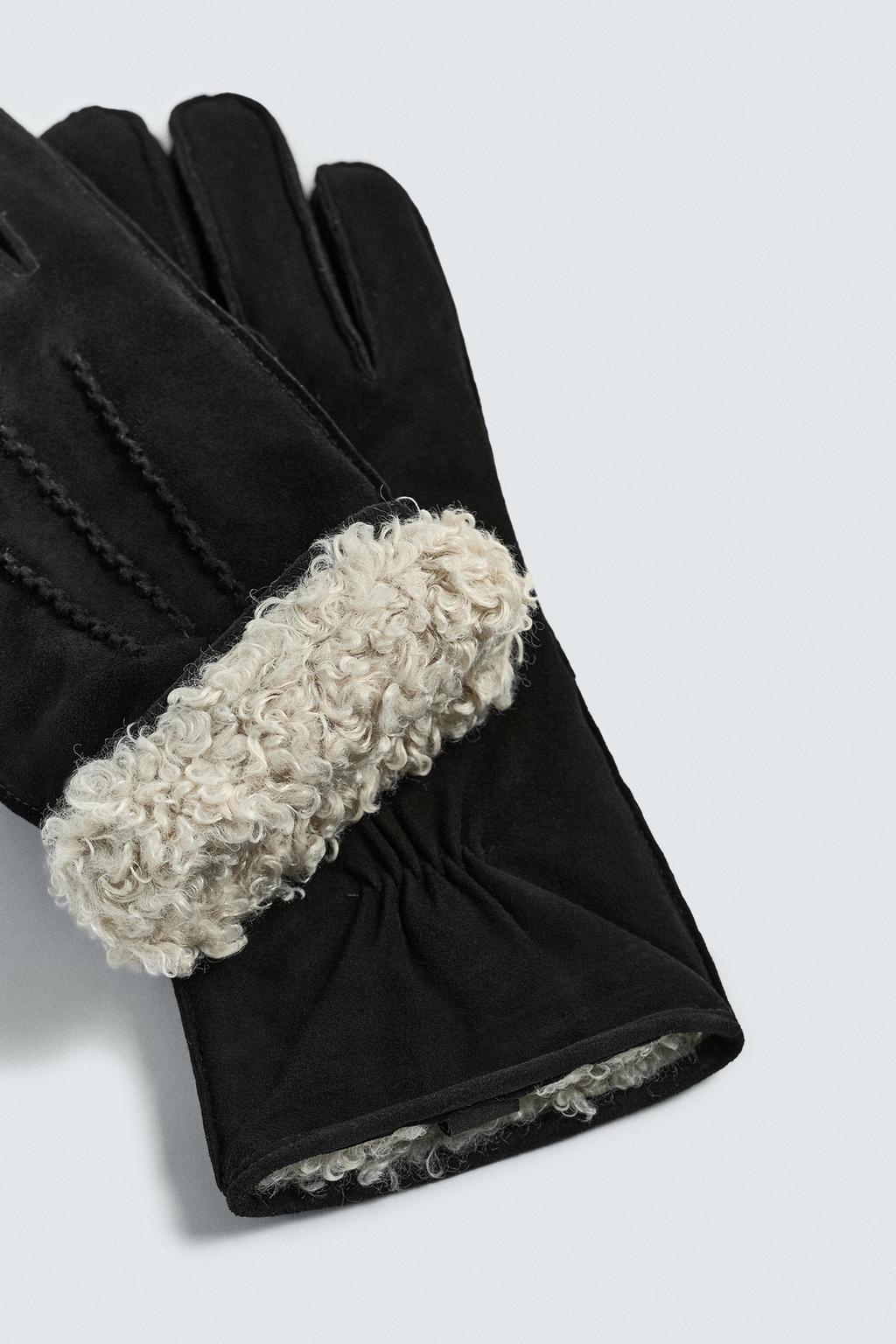 КОМБИНИРОВАННЫЕ КОЖАНЫЕ ПЕРЧАТКИ