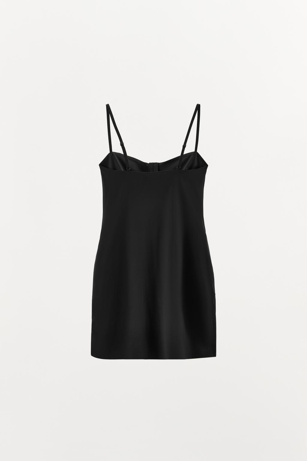 КОРОТКОЕ ПЛАТЬЕ ИЗ ПОЛИАМИДА С КРЮЧКАМИ