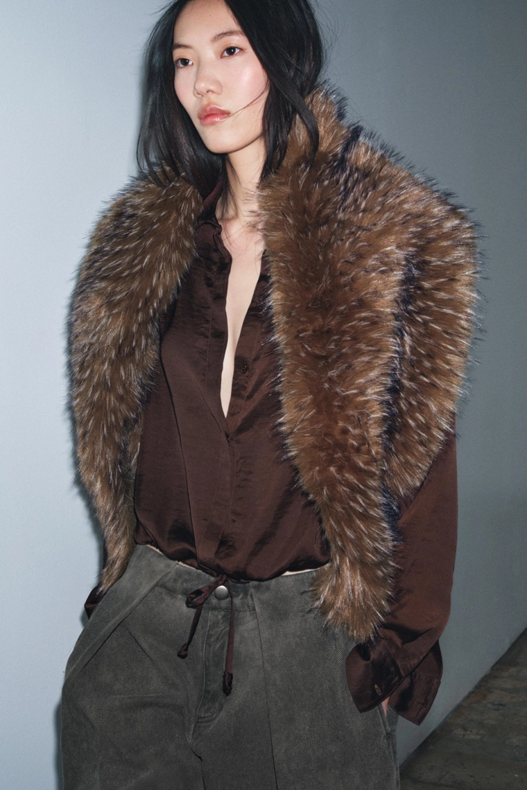 АТЛАСНАЯ РУБАШКА ZW COLLECTION