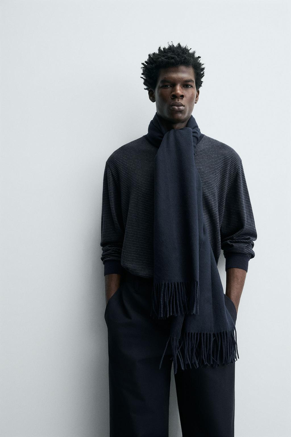 ШАРФ С БАХРОМОЙ