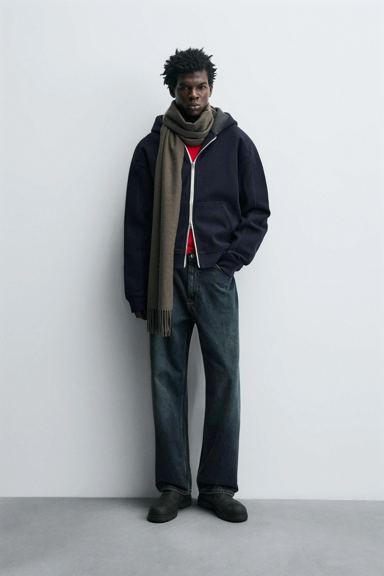 ХУДИ ИЗ ВОЙЛОКА С КАПЮШОНОМ