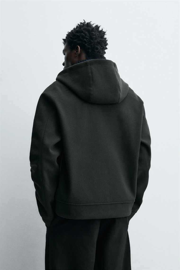 ФЕТРОВОЕ ХУДИ С КАПЮШОНОМ