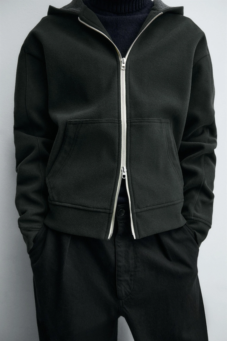 ФЕТРОВОЕ ХУДИ С КАПЮШОНОМ