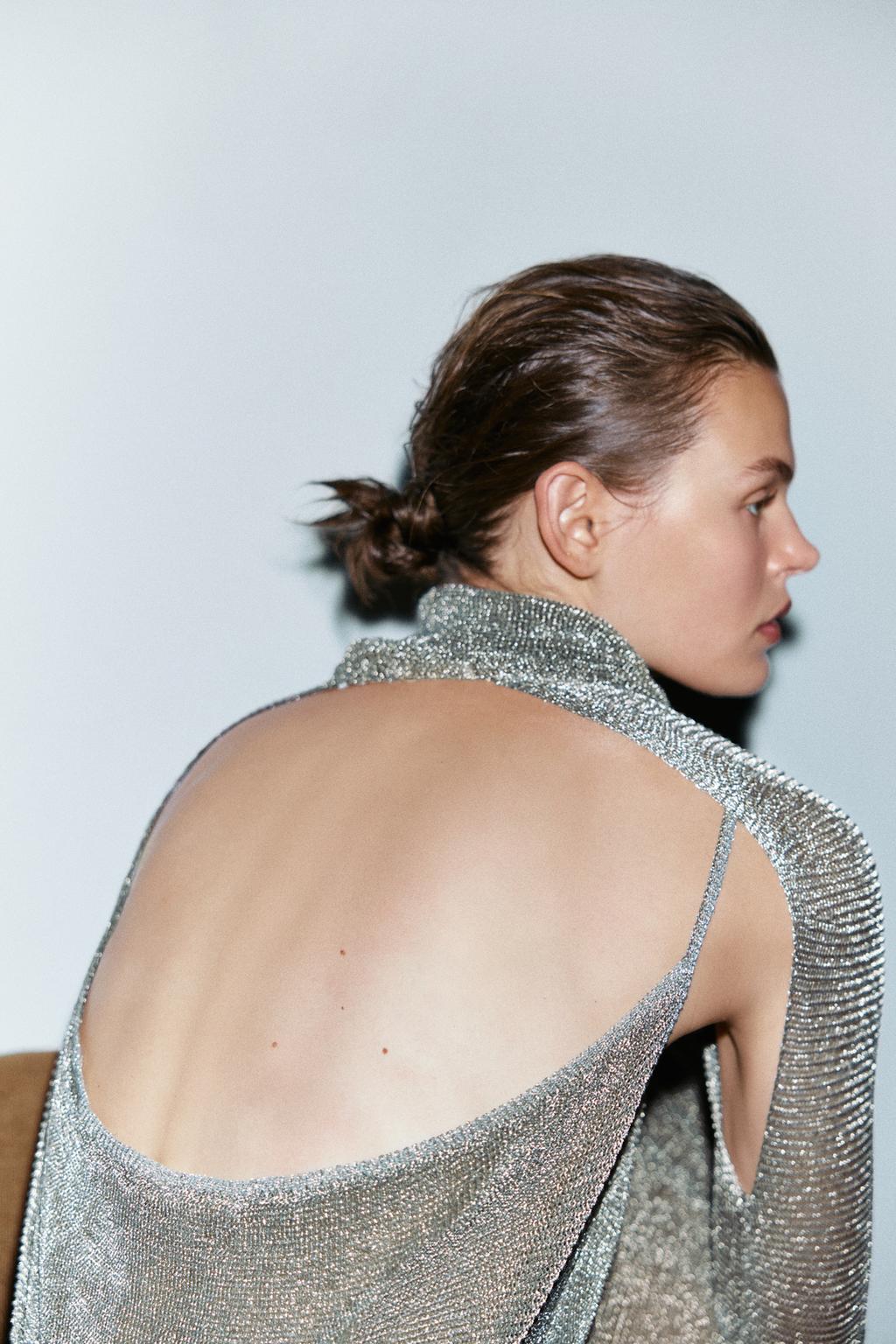 ПЛАТЬЕ ИЗ СЕТКИ С МЕТАЛЛИЗИРОВАННОЙ НИТЬЮ LIMITED EDITION