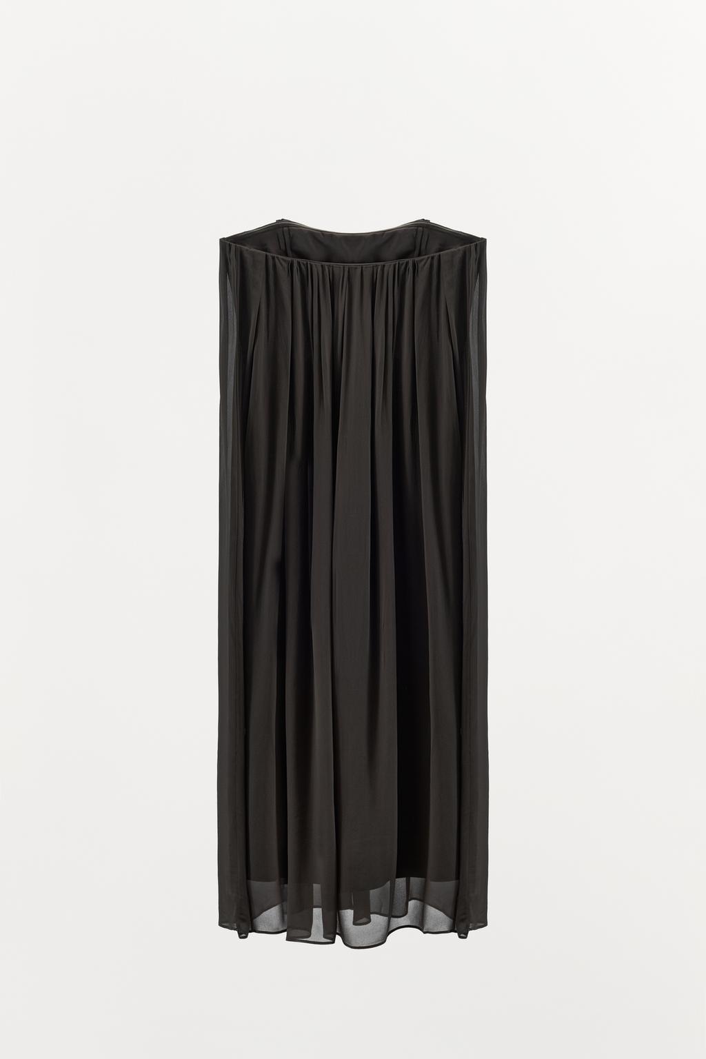 ПЛАТЬЕ МИДИ С ОТКРЫТЫМИ ПЛЕЧАМИ