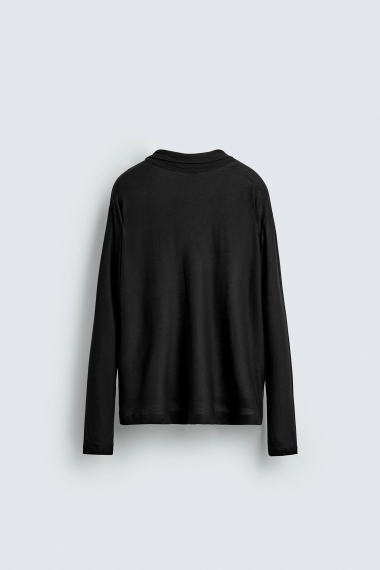 ПОЛУПРОЗРАЧНОЕ ПОЛО ИЗ ЛИОЦЕЛЛА