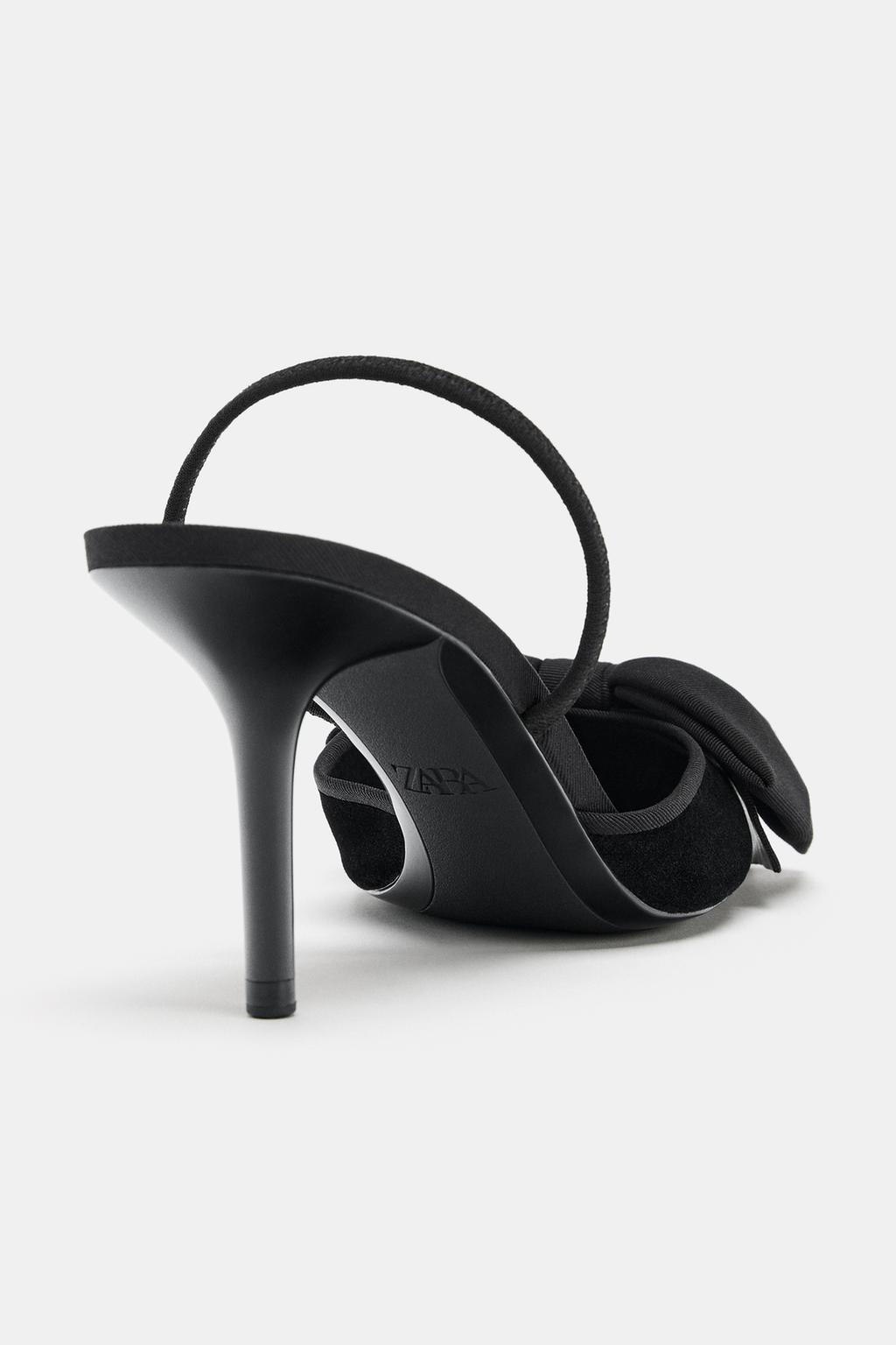 БАРХАТНЫЕ ТУФЛИ-МЮЛИ С БАНТОМ