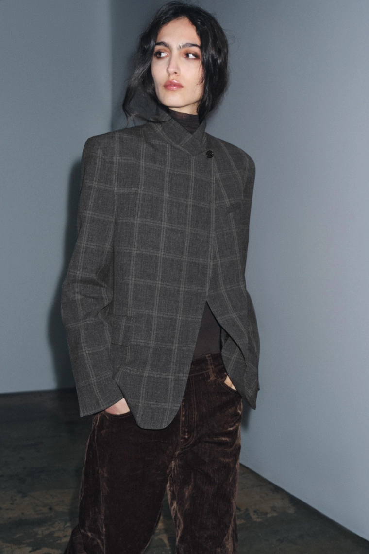 БЛЕЙЗЕР В КЛЕТКУ — ZW COLLECTION LIMITED EDITION