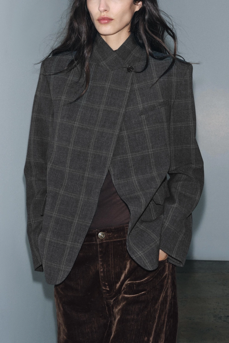 БЛЕЙЗЕР В КЛЕТКУ — ZW COLLECTION LIMITED EDITION