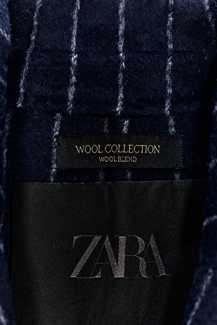 БЛЕЙЗЕР В ТОНКУЮ ПОЛОСКУ ИЗ СМЕСОВОЙ ШЕРСТИ — ZW COLLECTION