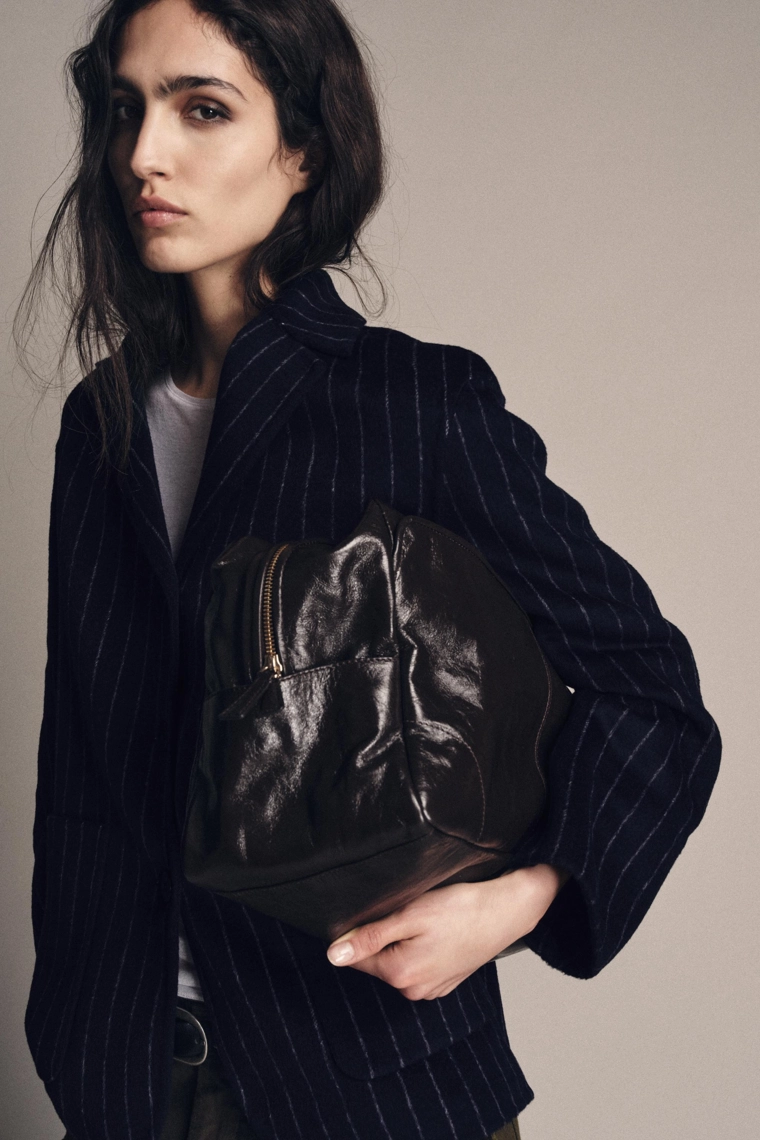 БЛЕЙЗЕР В ТОНКУЮ ПОЛОСКУ ИЗ СМЕСОВОЙ ШЕРСТИ — ZW COLLECTION