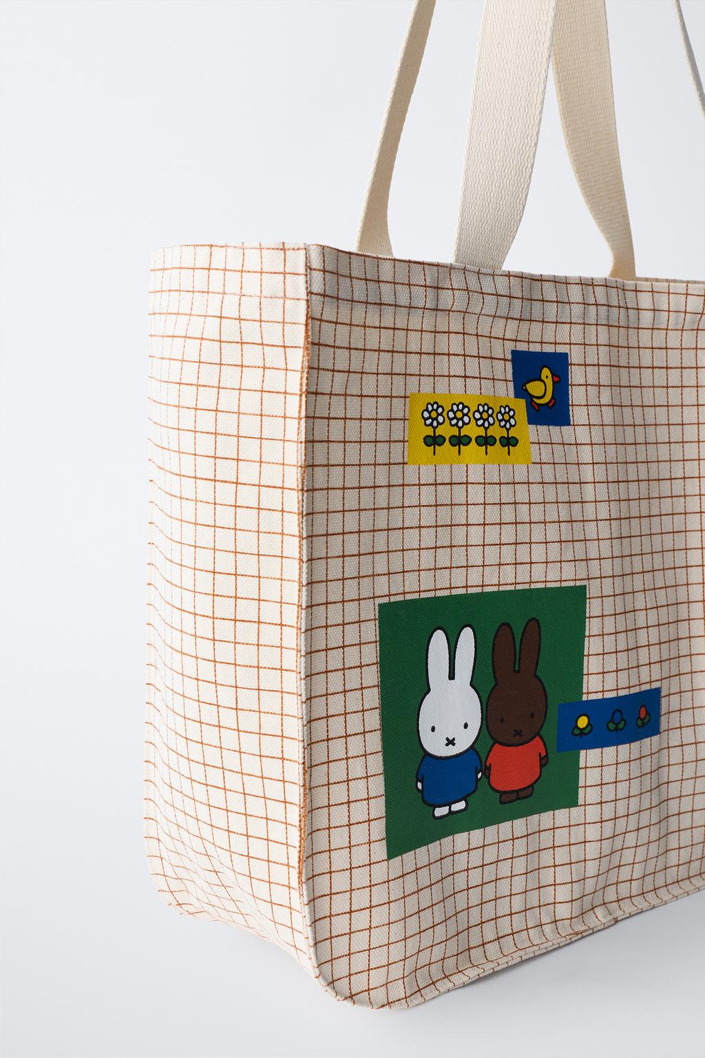 Сумка check miffy™ mercis bv © от zara