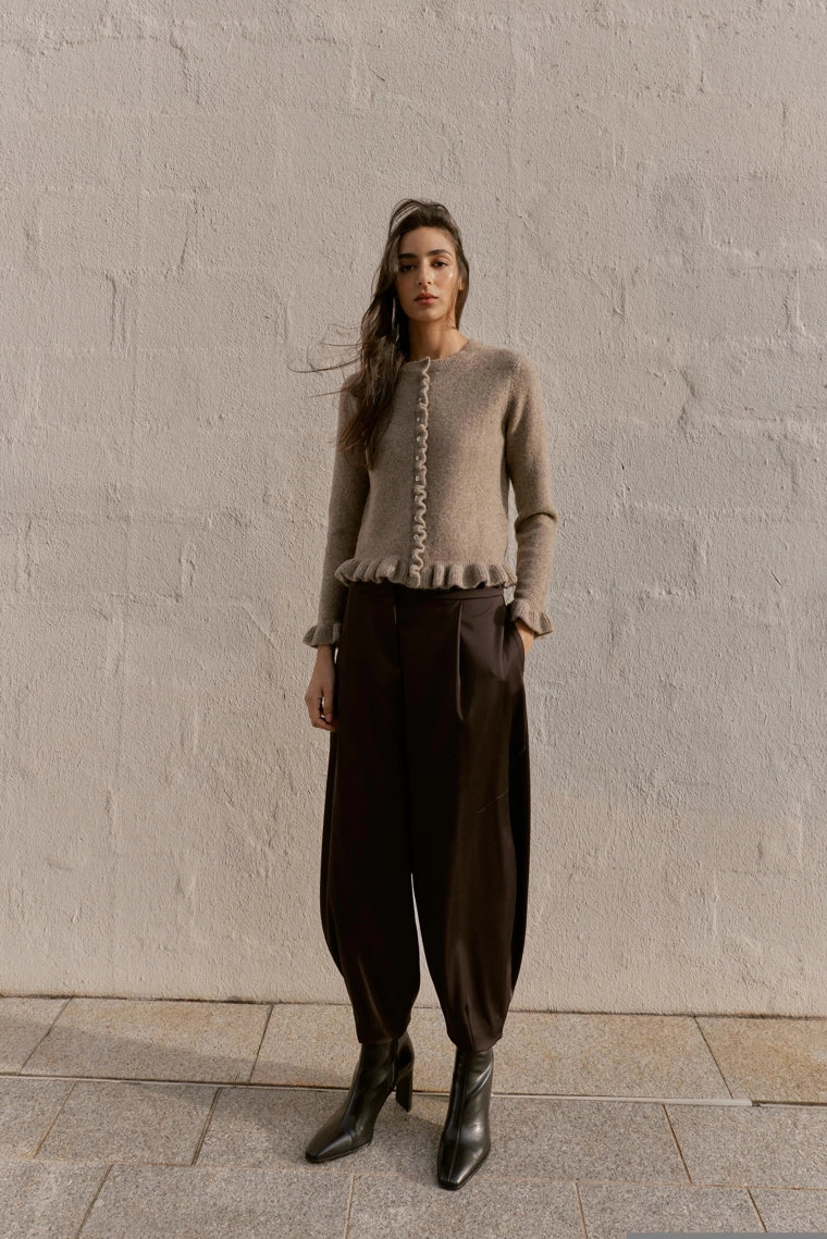 КАРДИГАН С ВОЛАНАМИ