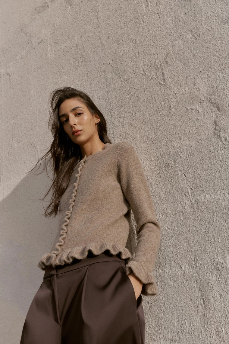 КАРДИГАН С ВОЛАНАМИ