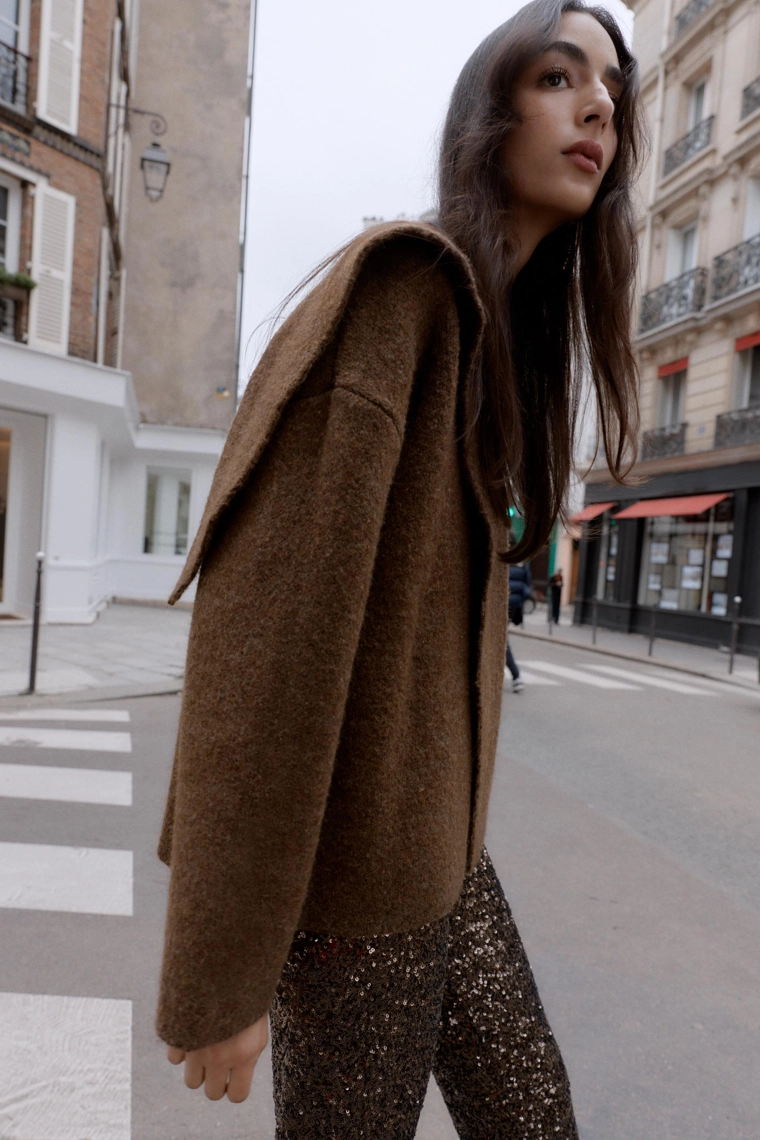 КАРДИГАН С ШАРФОМ