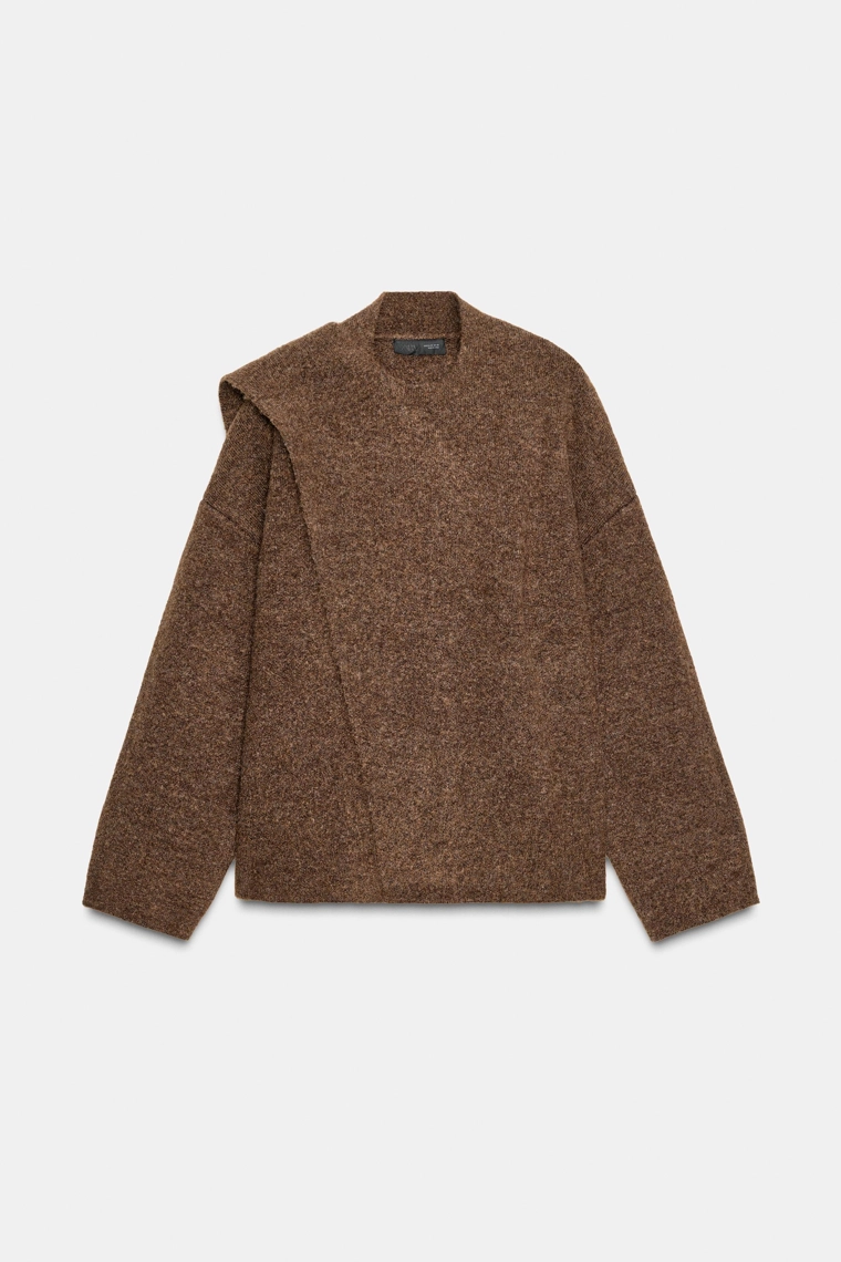 КАРДИГАН С ШАРФОМ