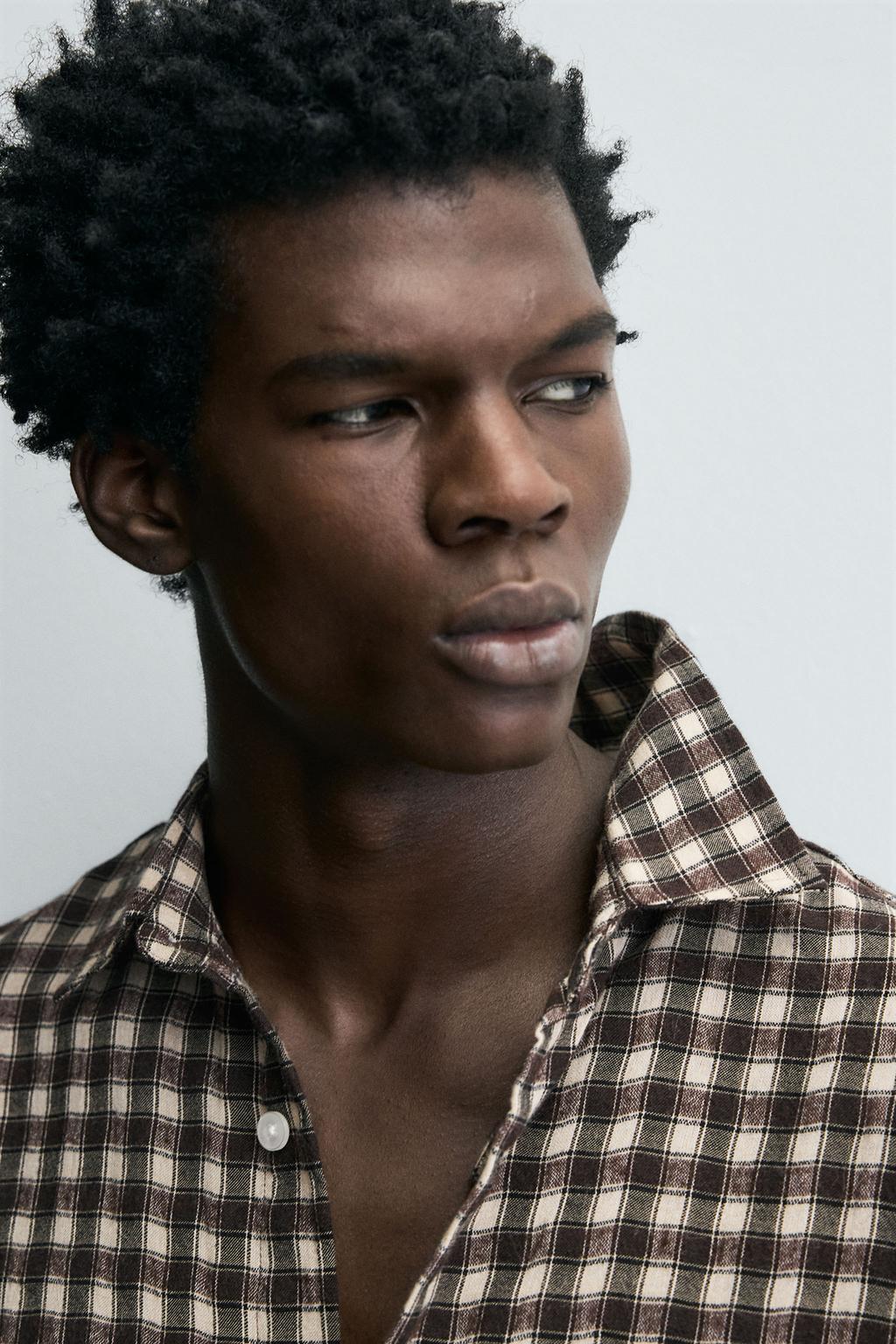 РУБАШКА В КЛЕТКУ С КАРМАНОМ