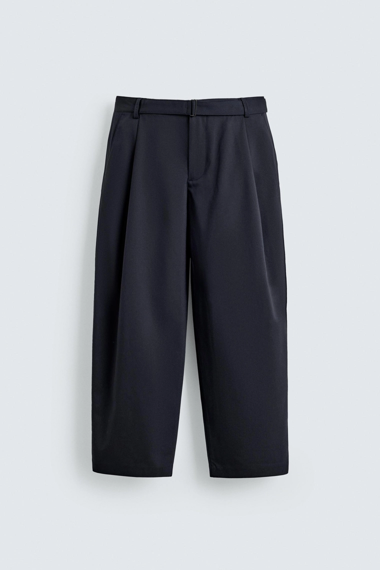 БРЮКИ RELAXED FIT С РЕМНЕМ