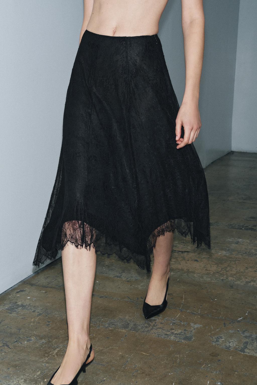 ЮБКА МИДИ ИЗ КРУЖЕВА — ZW COLLECTION