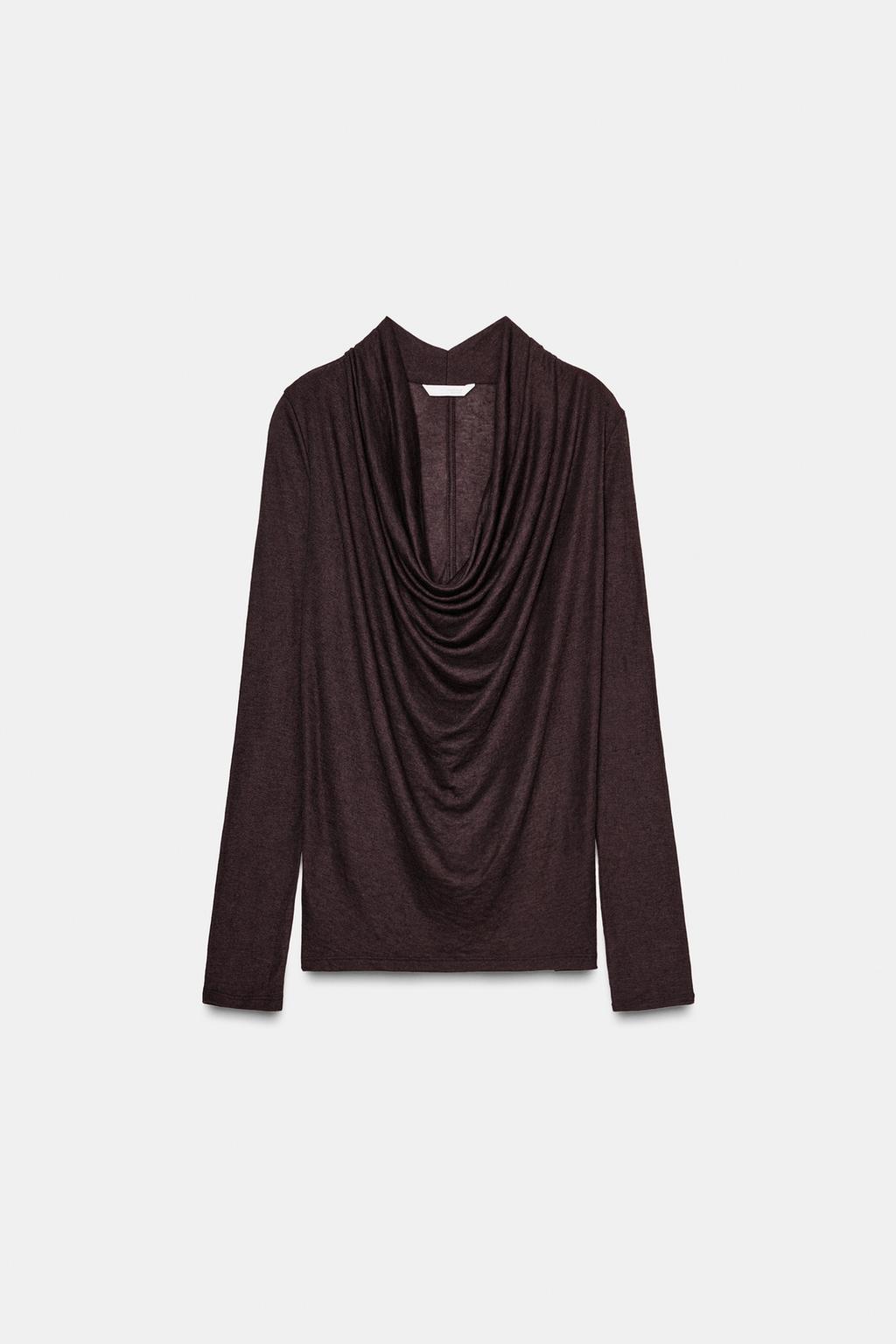 ДРАПИРОВАННАЯ ФУТБОЛКА С ЛИОЦЕЛЛОМ