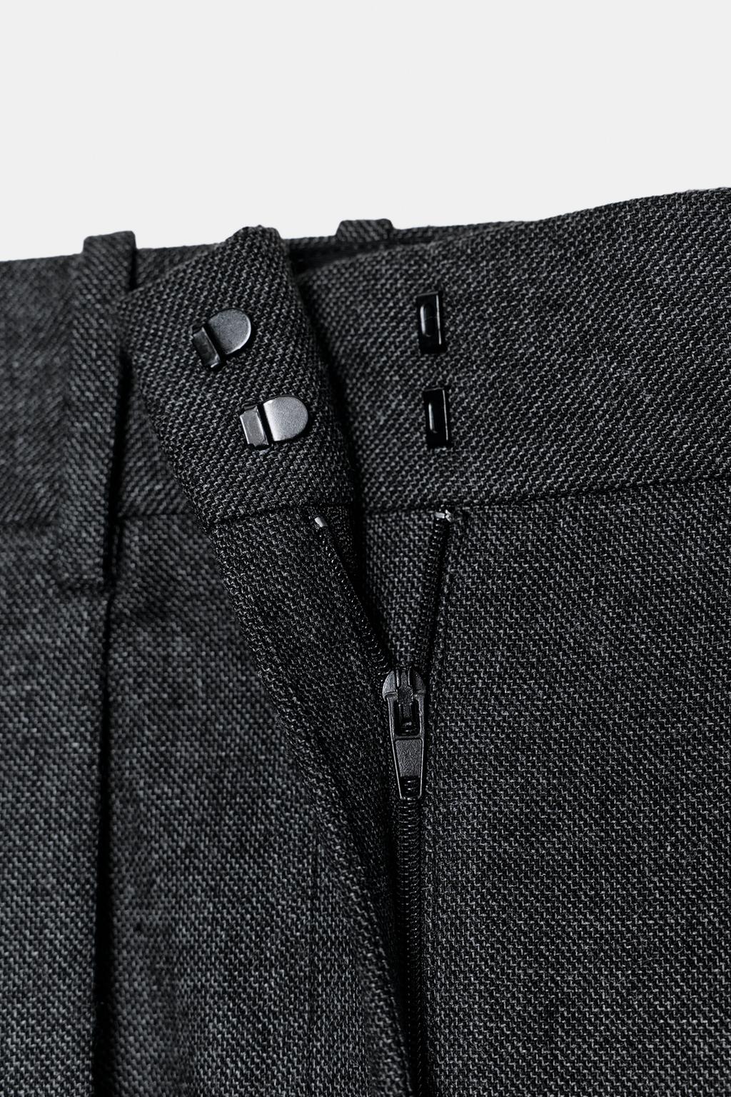 ШИРОКИЕ БРЮКИ С ЗАЩИПАМИ — ZW COLLECTION