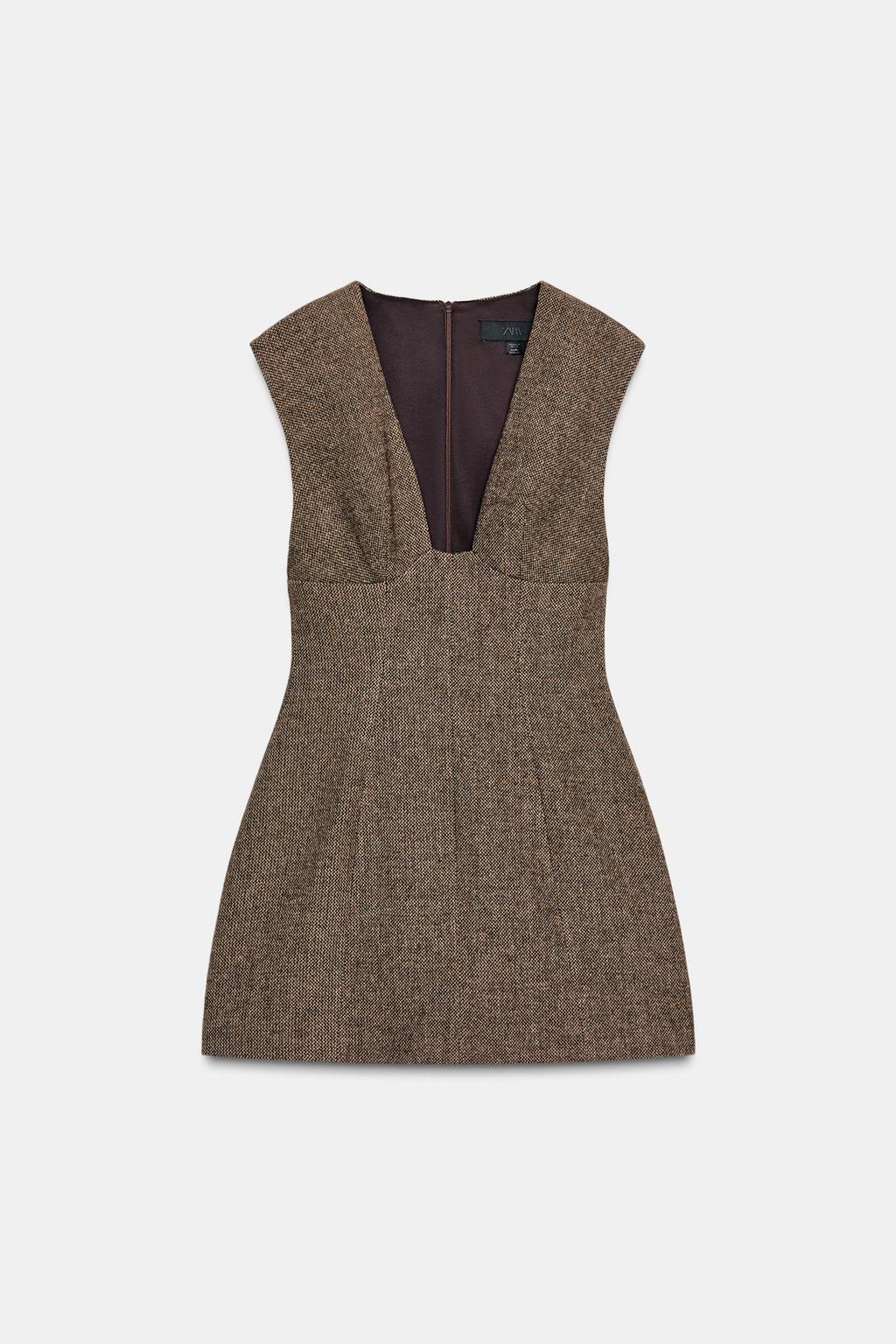 КОРОТКОЕ ПЛАТЬЕ С ШЕРСТЬЮ