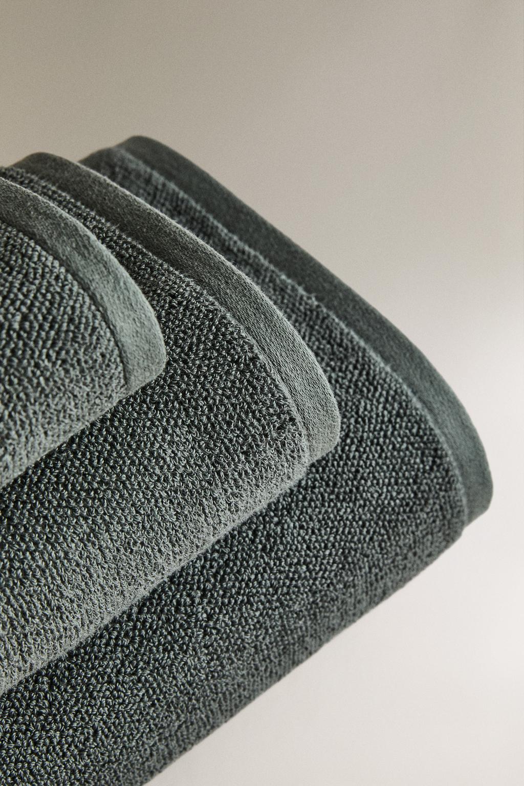 Хлопковое ванное полотенце с рисунком в стиле стиш